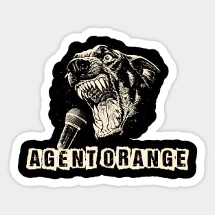 agent orange ll darkness Sticker